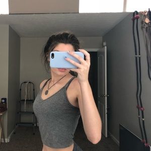 Grey tank top